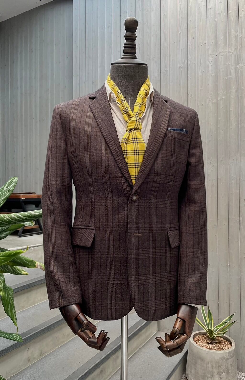 咖啡色西裝讓休閒私服搭得更有型-搭配師oli
