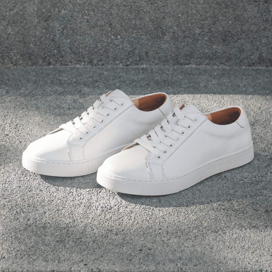 預購-hapeaunoir 紳士經典真皮小白鞋 (防潑水)