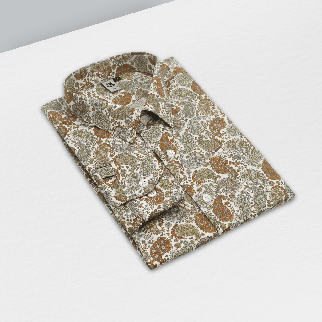 變形蟲卡奇花襯衫