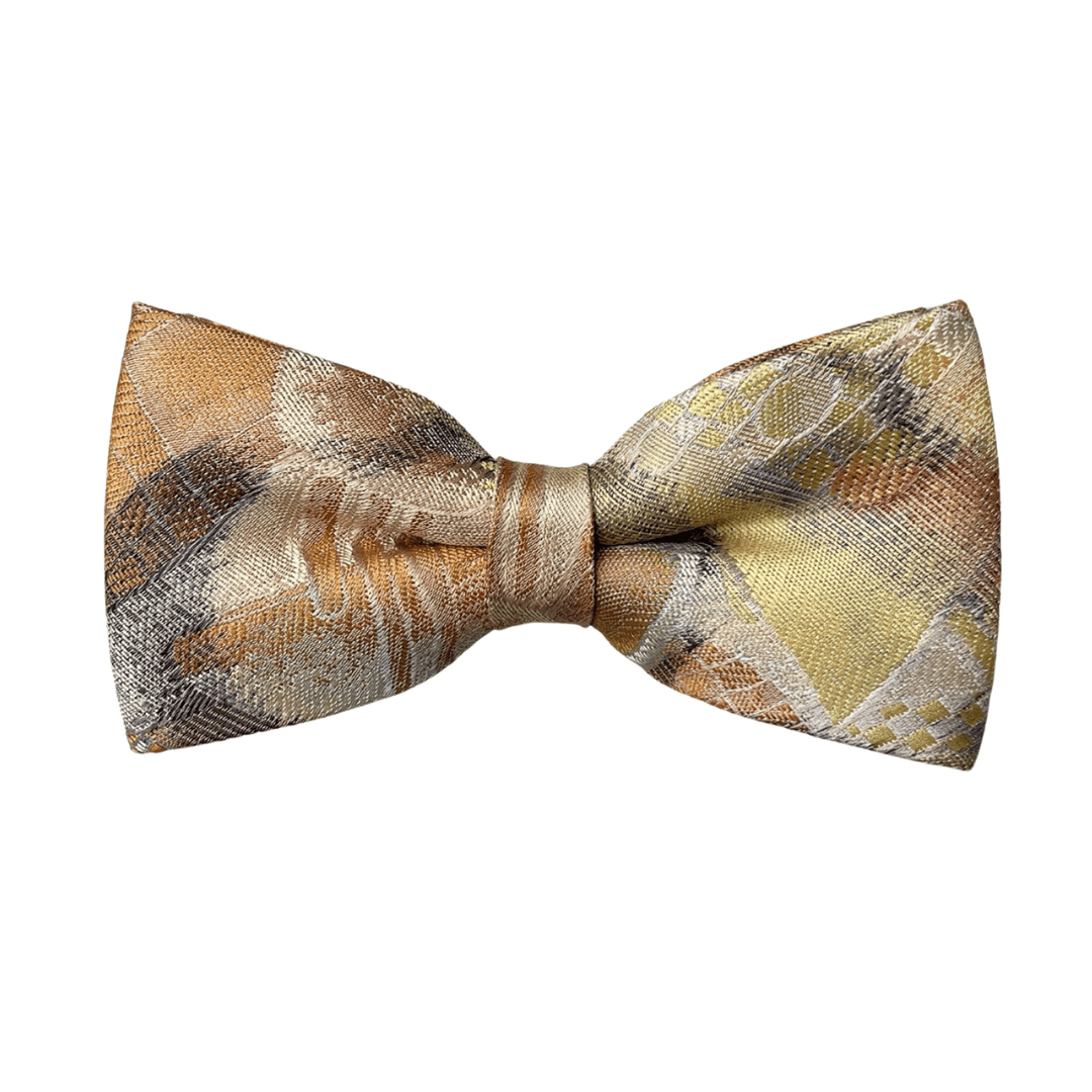 刷色水彩橘黃領結