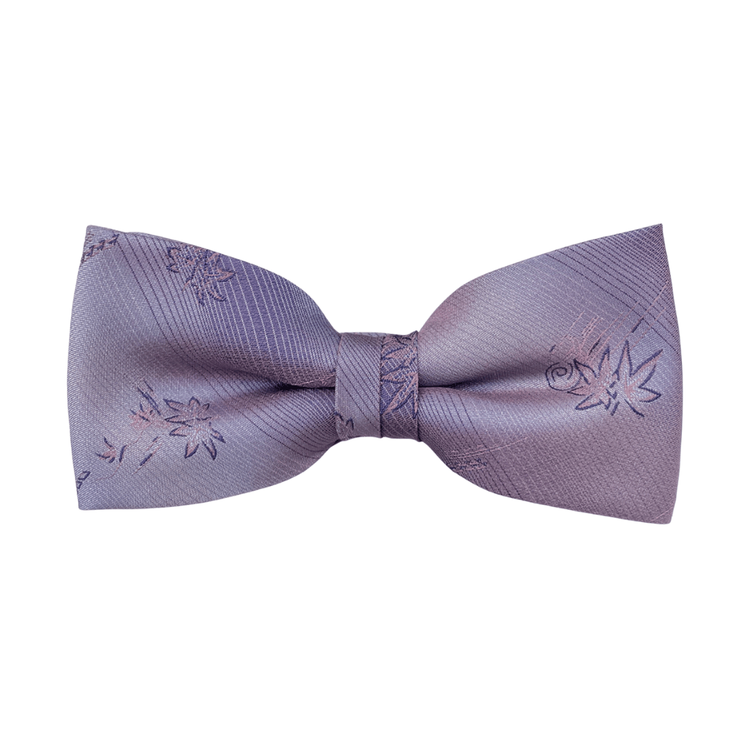 煙花斜紋紫領結