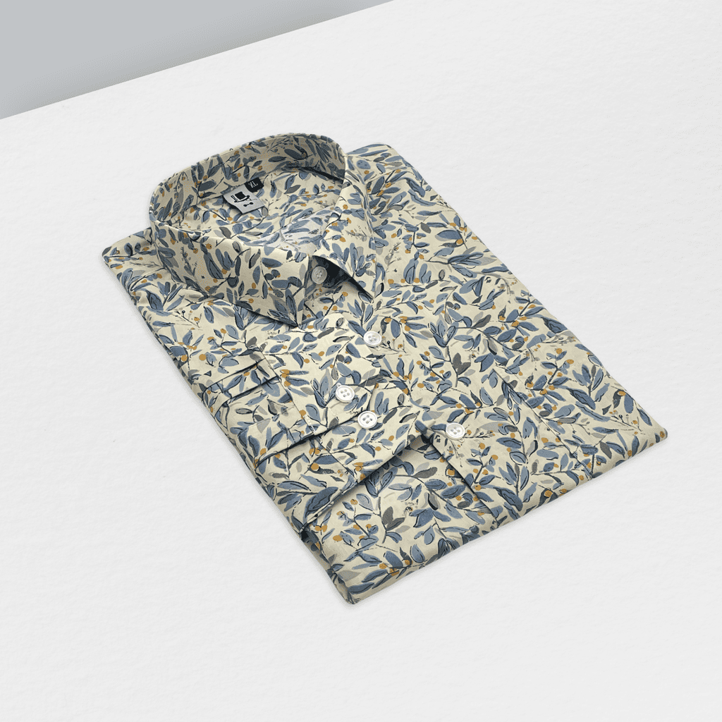 藍葉黃果實襯衫