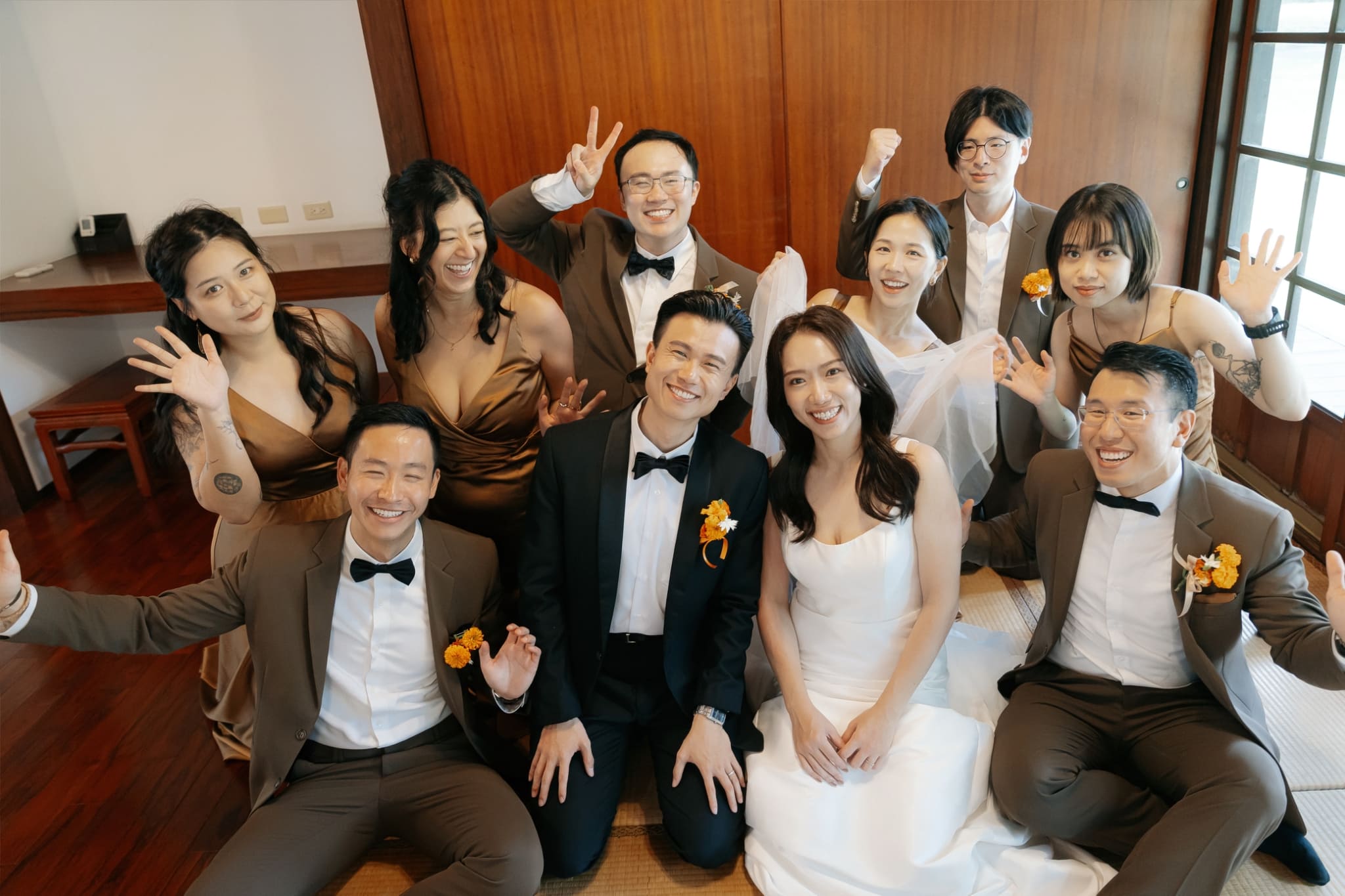 伴郎穿搭範例 婚禮合照 (1)